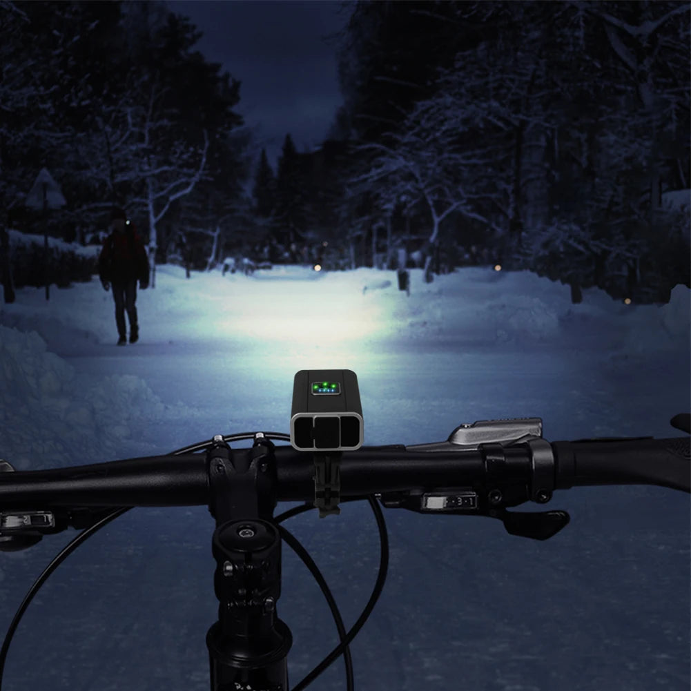 Lampe frontale de vélo à LED rechargeable par USB, lampe de poche de vélo, accessoires de vélo, 4800 lumens, 2500 mAh, 3T6